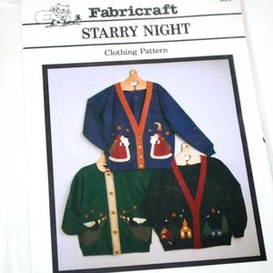 Fabricraft Starry Night Christmas Clothing Pattern